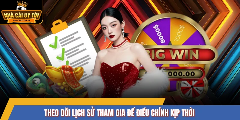 Theo dõi lịch sử tham gia để điều chỉnh kịp thời